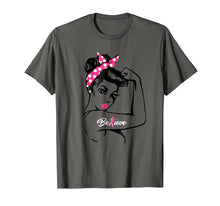 Load image into Gallery viewer, Breast Cancer Warrior TShirt Awareness Tee Support Believe