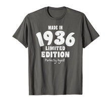 Load image into Gallery viewer, 83rd Birthday Gift Distressed Text 1936 T-Shirt Design