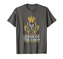 Load image into Gallery viewer, Funny Backyard Chicken Farmer T Shirt Queen Of The Coop