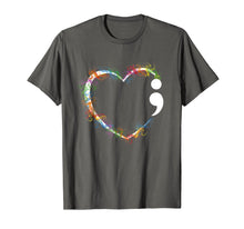 Load image into Gallery viewer, Heart Shape Suicide Prevention Awareness T-Shirt