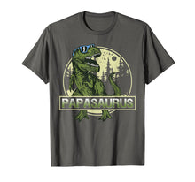 Load image into Gallery viewer, Papasaurus T-shirt, Fathers Day Gifts, Gifts for daddy
