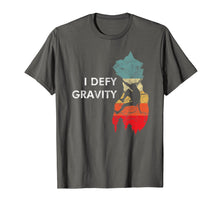 Load image into Gallery viewer, Wall Rock climbing belaying bouldering I defy gravity man T-Shirt