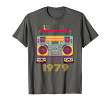 Load image into Gallery viewer, Retro May 1979 Tshirt 40th Birthday Gift 40 years old Tee