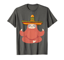 Load image into Gallery viewer, Sloth With Sombrero Mexican Fiesta Cinco De Mayo Tshirt