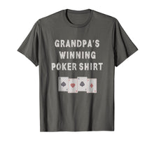 Load image into Gallery viewer, Mens Funny Poker Grandpa Shirt Poker Lovers Gifts Father's Day