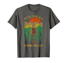 Load image into Gallery viewer, Not All Those Who Wander Are Lost Camping Forest Shirt