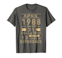 Load image into Gallery viewer, April 1988 I Am Not 31 I Am 18 With 13 Years Of Experience