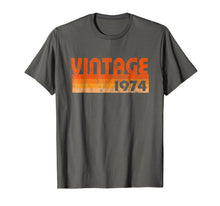 Load image into Gallery viewer, Retro Vintage 1974 T-Shirt 44 yrs old Bday 44th Birthday Tee