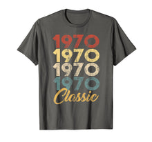 Load image into Gallery viewer, Retro T-Shirt Born in 1970 49th Birthday Vintage T Shirt