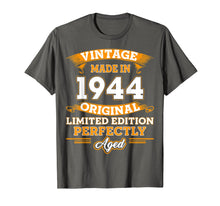 Load image into Gallery viewer, Vintage Perfectly Aged 1944 75th Years Old 75 Birthday Shirt