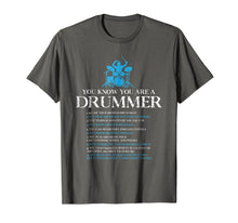 Load image into Gallery viewer, Drummer T-Shirt You're A Drummer If Funny Drum Lover Gift
