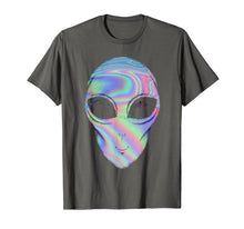 Load image into Gallery viewer, Alien Head Holographic Glow Effect T Shirt