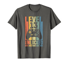 Load image into Gallery viewer, Level 13 Unlocked Shirt Funny Video Gamer 13th Birthday Gift