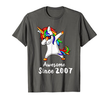 Load image into Gallery viewer, 11 Years Old 11th Birthday Unicorn Dabbing Shirt 2007 Gift