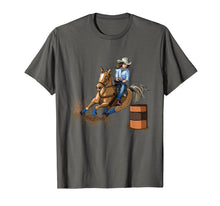 Load image into Gallery viewer, Barrel Racing Horse T Shirt Country Western Womens Girls Kid