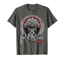 Load image into Gallery viewer, Hustle 247 shirt Native American Hip Hop hustlers Tee