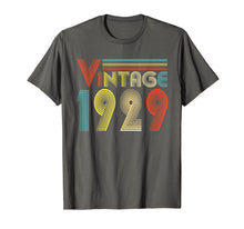 Load image into Gallery viewer, 90th Birthday Gift - Vintage 1929 T-Shirt Classic Women Men