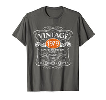 Load image into Gallery viewer, Vintage 1979 40th Birthday All Original Parts Gift T-Shirt