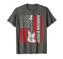 Load image into Gallery viewer, American Bassist Bass Guitar Player Funny T-Shirt