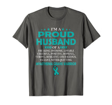 Load image into Gallery viewer, I'm proud husband of MYASTHENIA GRAVIS warrior t shirt