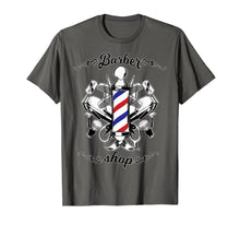 Load image into Gallery viewer, Barber Shop TShirt Hairstylist Hair Barbers Gift Tee Shirt