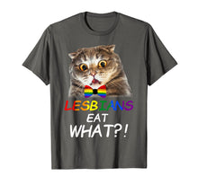 Load image into Gallery viewer, Lesbians Eat What Cat T Shirt Funny LGBT Pride Gift