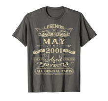 Load image into Gallery viewer, Legends Born In May 2001 18 Yrs Old 18th Birthday Shirt A1