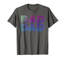 Load image into Gallery viewer, Mens Mens Rad Dad 1980's Retro T-Shirt Fathers Day Shirt