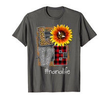 Load image into Gallery viewer, Love Nana Life Sunflower Bee Tshirt