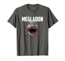 Load image into Gallery viewer, Megladon Shark Extinct Biggest Shark Ever T-Shirt