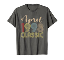 Load image into Gallery viewer, 21st Birthday Gift Idea Classic Vintage April 1998 T-Shirt