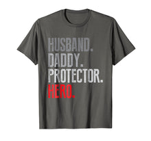 Load image into Gallery viewer, Mens Husband Daddy Protector Hero Father's Day Gift T-Shirt