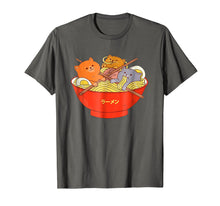 Load image into Gallery viewer, Kawaii Anime Cat Shirt Japanese Ramen Noodles Gift TShirt