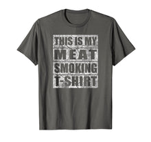 Load image into Gallery viewer, Funny Gift BBQ Smoker Tee - My Meat Smoking T-shirt