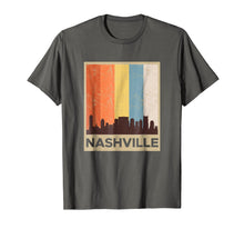 Load image into Gallery viewer, Nashville T-Shirt City Skyline Retro Vintage Souvenir