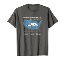 Load image into Gallery viewer, Checking off my Bucket List Funny Fifth Wheel RV T-shirt