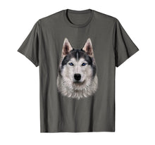 Load image into Gallery viewer, Siberian Husky Dog Face, T-Shirt
