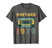 Load image into Gallery viewer, 40th Birthday Gift Vintage 1979 Year Old Mixtape T-Shirt