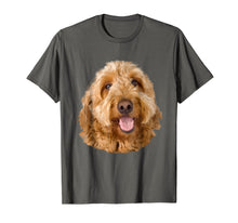 Load image into Gallery viewer, Big Face Golden doodle Dog Tee Golden doodle Funny T shirt