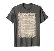 Load image into Gallery viewer, Bill of Rights US Constitution T-Shirt on parchment paper