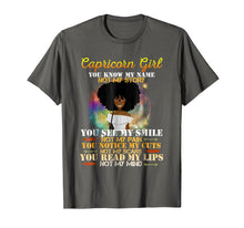 Load image into Gallery viewer, Capricorn Girl You Know My Name Not My Story T-Shirt