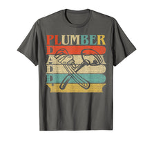 Load image into Gallery viewer, Retro Vintage Daddy Plumber T-Shirt Funny Plumbing Dad Gift