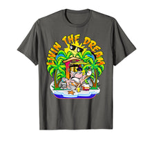 Load image into Gallery viewer, Living the Dream T Shirt Beach Parrot Sun Palm Trees