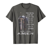 Load image into Gallery viewer, The Devil Saw Me With My Head Down Thought He'D Won Tshirt