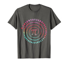 Load image into Gallery viewer, Pi Spiral Novelty Shirt for Pi Day T - Pi Day Math T-shirt-242112