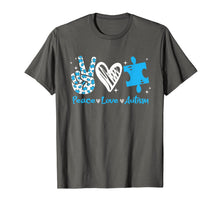 Load image into Gallery viewer, Peace - Love - Autism Shirt Autism Awareness gift T-Shirt-425770