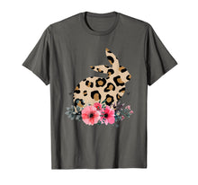 Load image into Gallery viewer, Bunny Leopard Print Floral Cute Easter Girls Women T-Shirt-154529