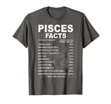 Load image into Gallery viewer, Funny Pisces Tee - Pisces Facts Awesome Zodiac Sign T-Shirt-490669