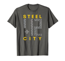 Load image into Gallery viewer, Pittsburgh Steel City 412 Strong Metal Design T-Shirt-4013807
