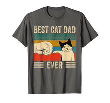 Load image into Gallery viewer, Mens Vintage Best Cat Dad Ever Bump Fit T-Shirt-308896